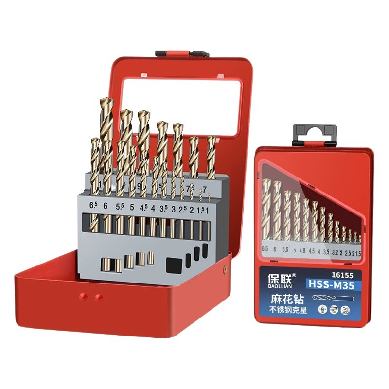 Baolian спиральное сверло из нержавеющей стали спиральное сверло Кобальт спиральное сверло 1-13 мм сплав сверла костюм