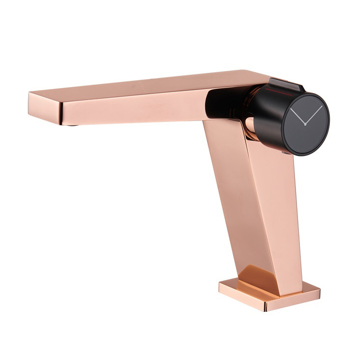 Kaiping Youjia Bathroom Basin Hot and Cold Faucet Copper Simple Fashion Basin Faucet Splash-proof 31777