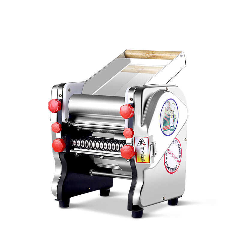 Máquina de prensa de fideos doméstica eléctrica de acero inoxidable máquina de fideos multifuncional automática comercial pequeña máquina de amasar la piel de fideos
