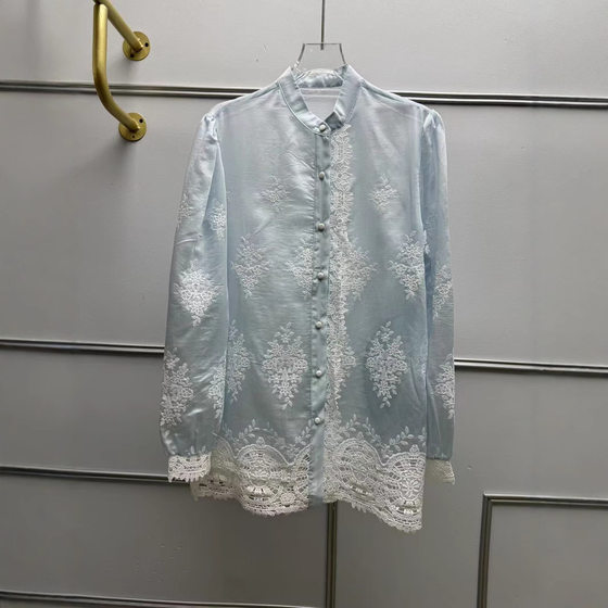 French Niche dress Romantic Jacquard Stitching Lace Vacation Sense Loose Shirt Tassel Shorts suit