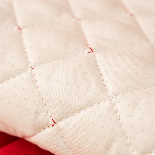 冬季新款大红色毛绒刺绣沙发垫 现代简约乔迁婚庆防滑沙发坐垫巾