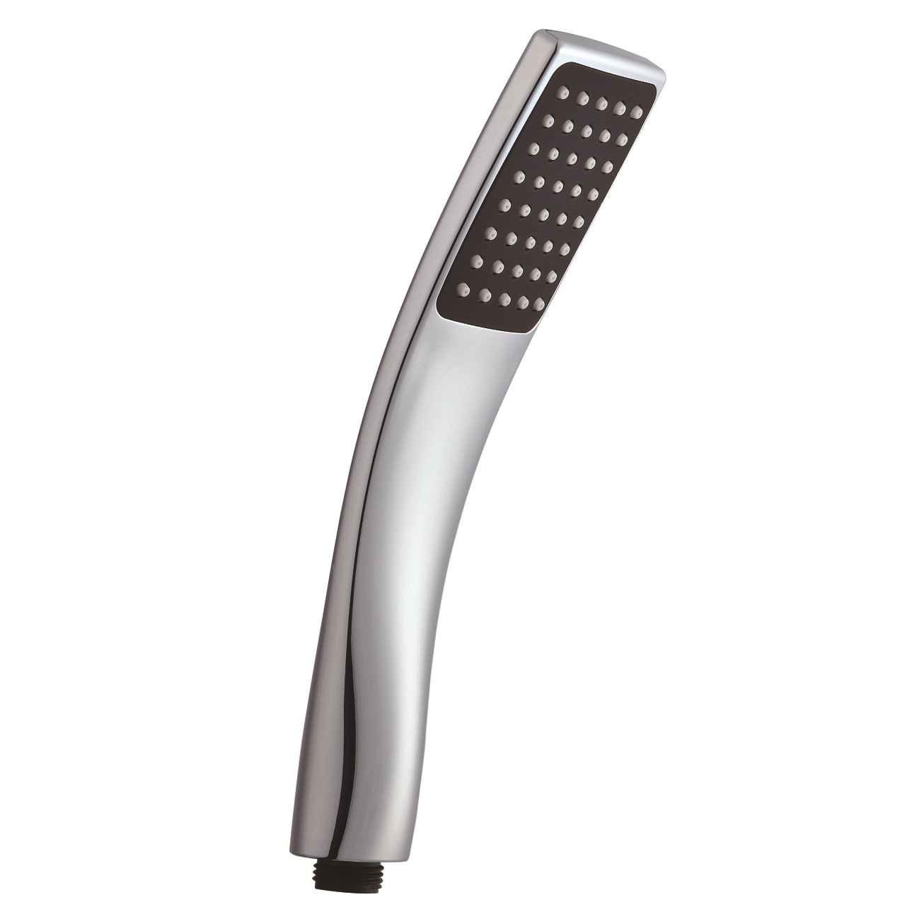 Cross-Border Popular Chrome-Plated Abs Plastic Handheld Shower Head Modern Design Tpr Faucet Single-Function Handheld Shower Head