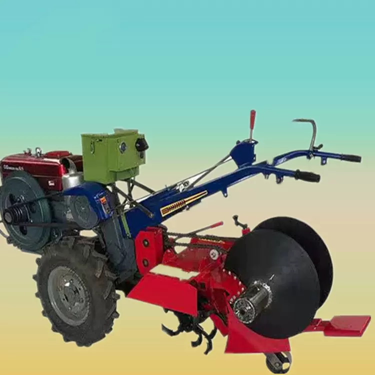 大葱种植开沟起垄机 手扶草莓开沟筑埂机 自走式手扶打梗机