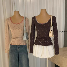 WGWE8717����ʮ����Ůװ�����¿��黨��˿U�쳤��T��С�������³�