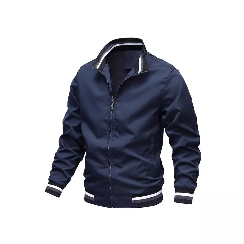 Cross-border Amazon Men's thin jacket spring and autumn coat men's plus size casual windbreaker Korean fashion Foreign Trade men's clothing Cross-border Amazon Men's thin jacket spring and autumn coat men's plus size casual windbreaker Korean fashion Foreign Trade men's clothing