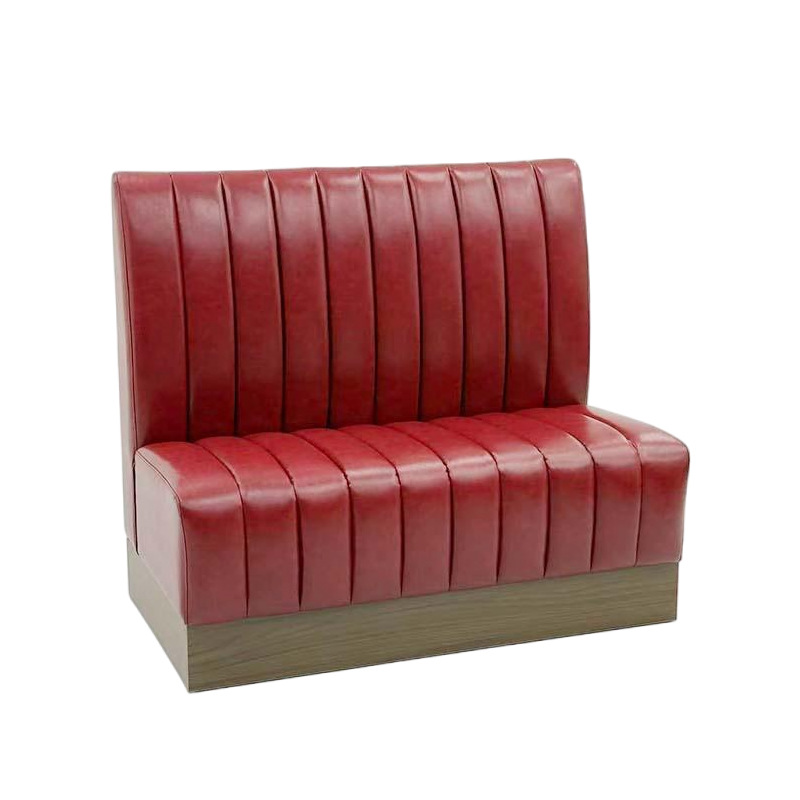 Cubicle Sofa, Milk Tea Shop, Cafe, Western Restaurant, Snack Bar, Wood Veneer Table and Chair Set, Pure Commercial Use Package