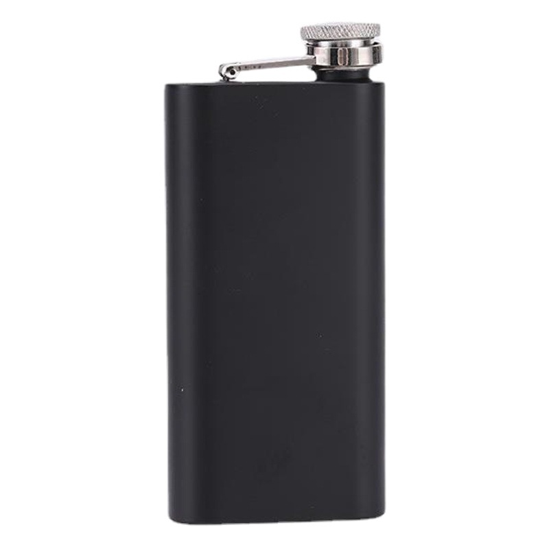 304 Stainless Steel Spray Paint Wine Jug Portable Flat Kettle Household Outdoor Portable Small Liquor Bottle 5oz Mini Wine Utensils