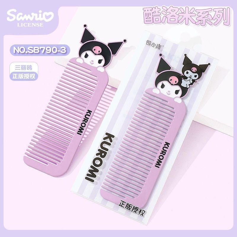 本物のサンリオキティシナモンドッグメロディーメタルヘアコーム前髪コームスムーズヘアコームポータブル|undefined