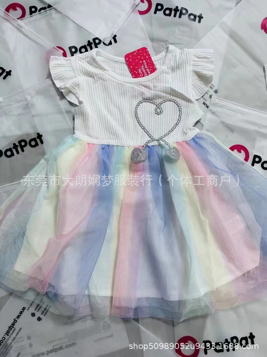 Vestido de patpat transfronterizo, vestido de ropa para niños de comercio exterior, artículos de cola variados, vestido de patpat kid