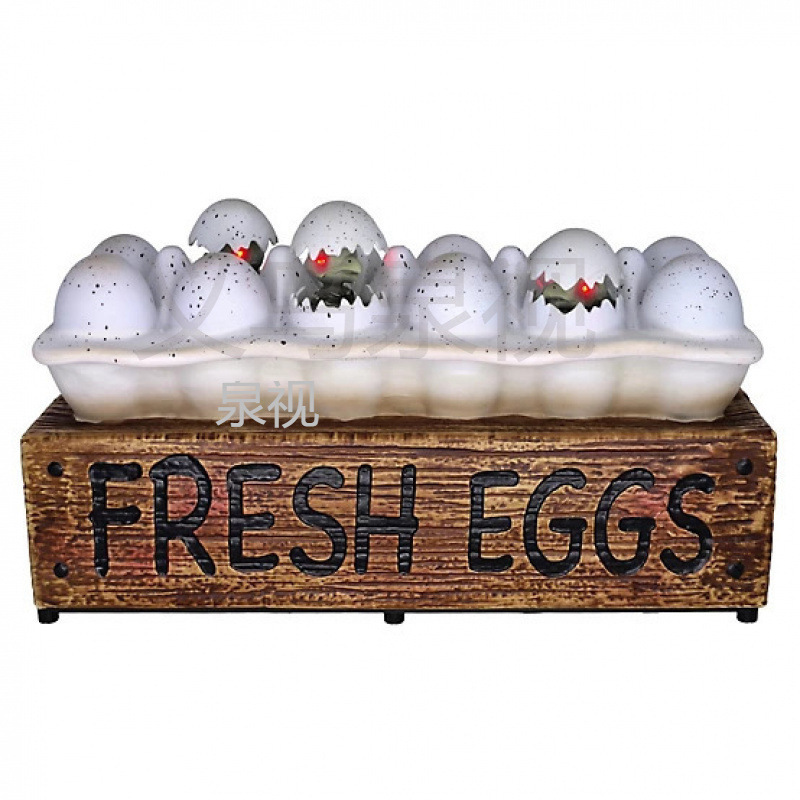 万圣节 Zombie Chicks Deviled Eggs 动画装饰品|undefined