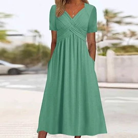 连衣裙;时尚休闲套装;休闲裤