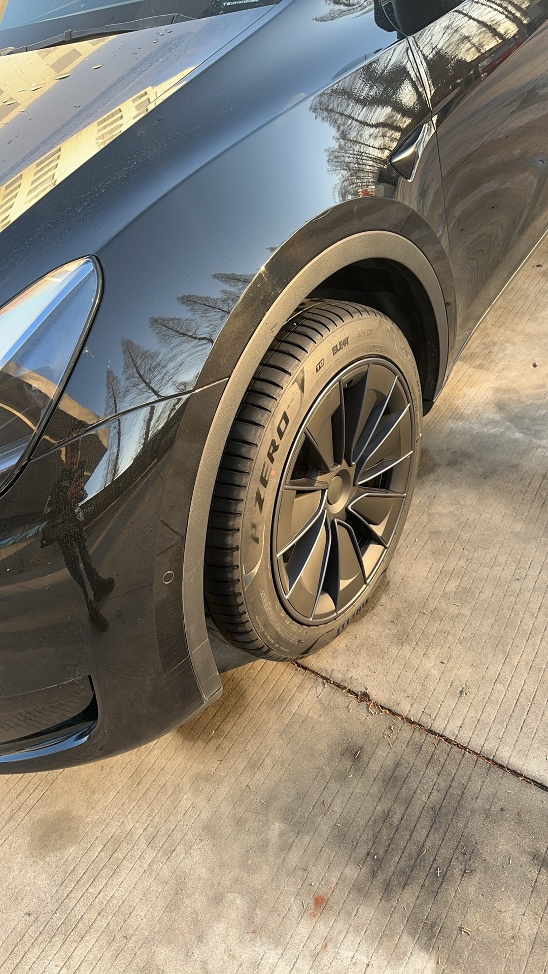 Suitable for Tesla ModelY curved speed wheel hub cover 19-inch wheel hub protective cover Y exterior decoration modification accessories