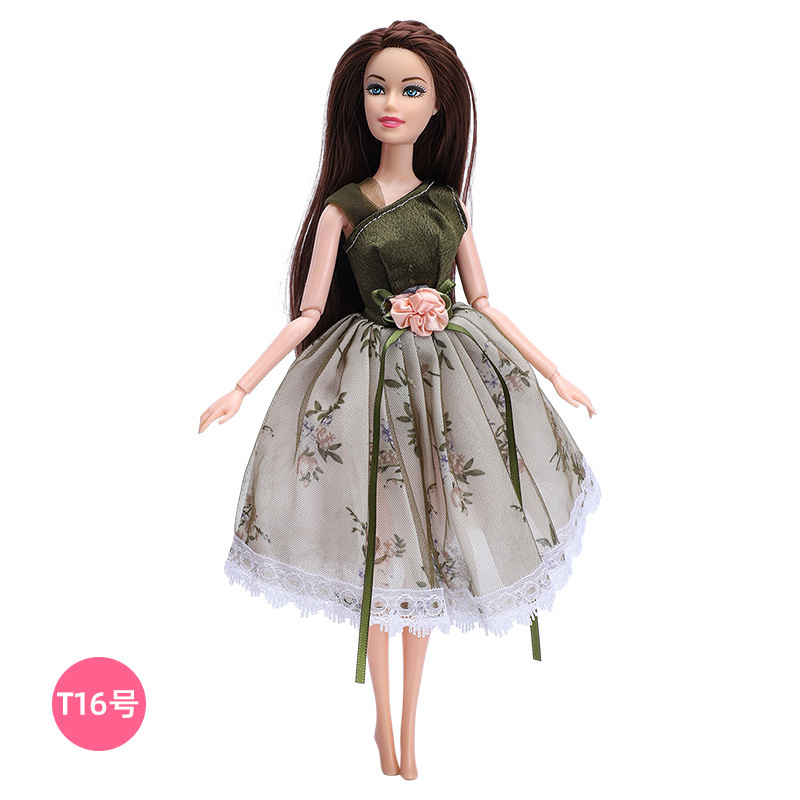 30cm Barbie muñeca ropa traje moda vestido princesa vestido encaje vestido niñas juguetes transfronterizos nuevo