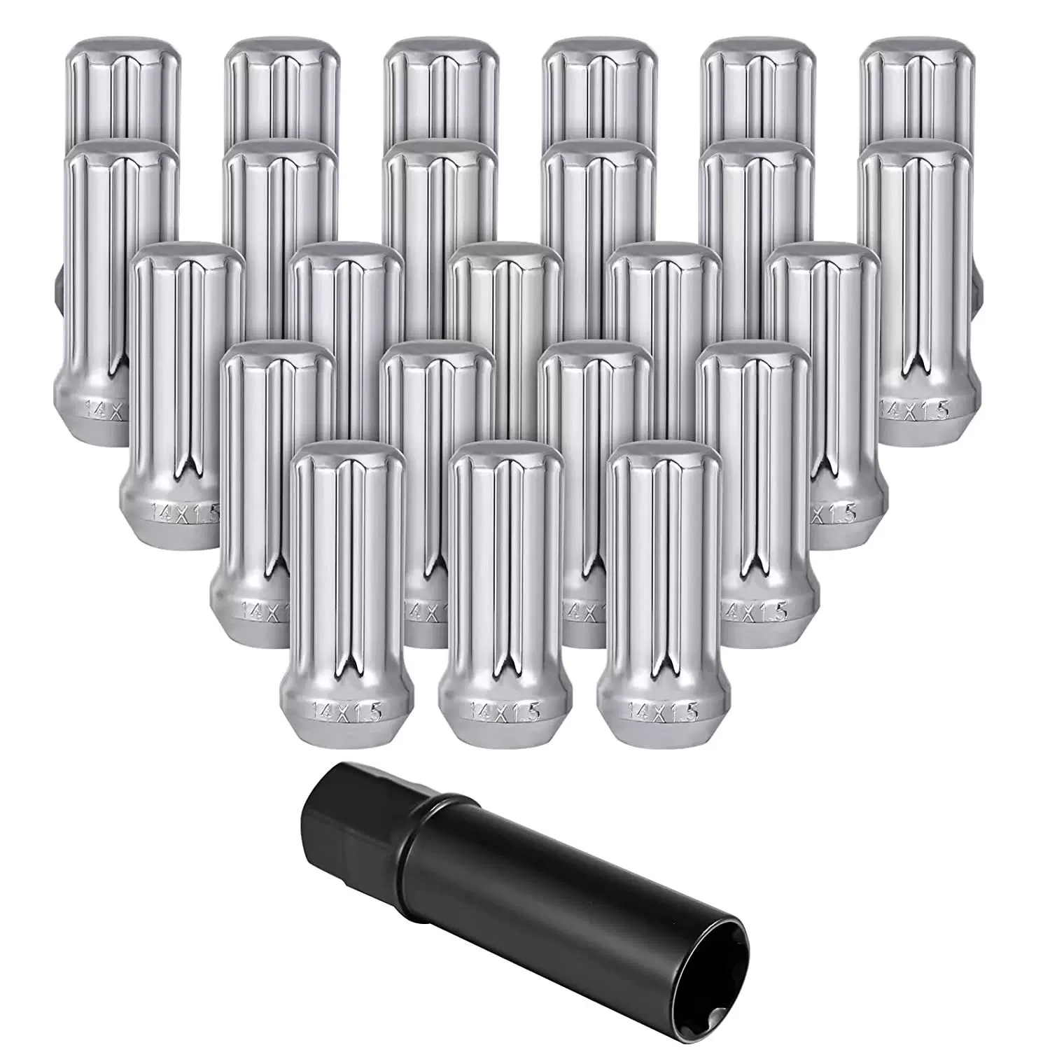 防盗螺丝电泳锁紧螺帽带扳手套筒跨境套装适用道奇吉普2500车身