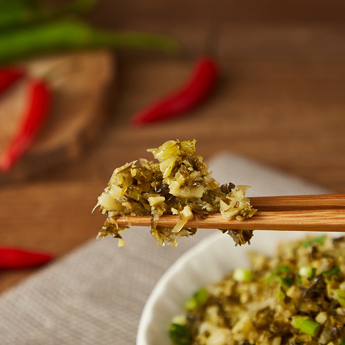 Bohong Tender Bamboo Shoots Preserved Vegetables 70g Small Packaging Pickled Bamboo Shoots Preserved Vegetables with Pickled Sauce Staple Food Wholesale