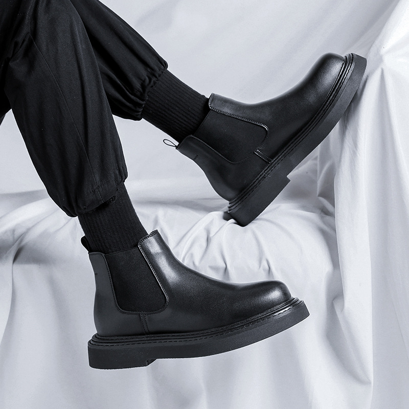 trendy summer low cut Martin men's handsome motorcycle short boots, casual shoes 59330-R_voghion.com