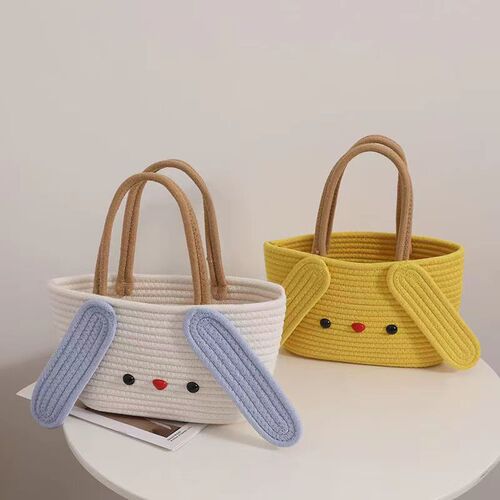 Wholesale Cute Osmanthus Dog Crossbody Small Bags, Cartoon Cotton Wire Woven Bags, Cartoon Cotton Bags