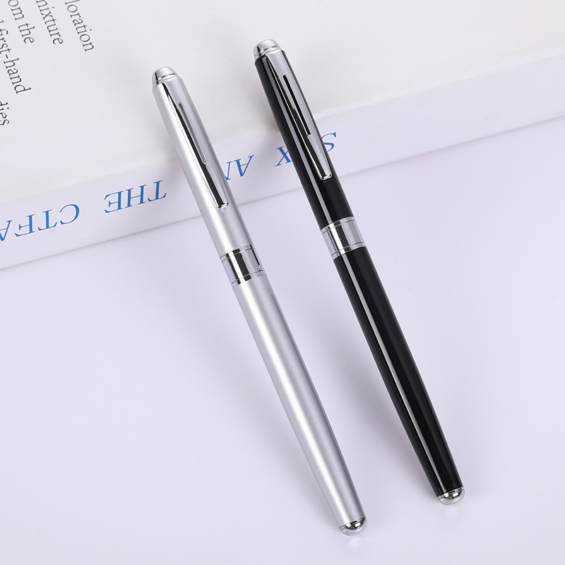 Bolígrafo de firma de metal Regalo de empresa personalizado Anuncio de conferencia Bolígrafo grabado Bolígrafo de góndola de gama alta Bolígrafo de metal