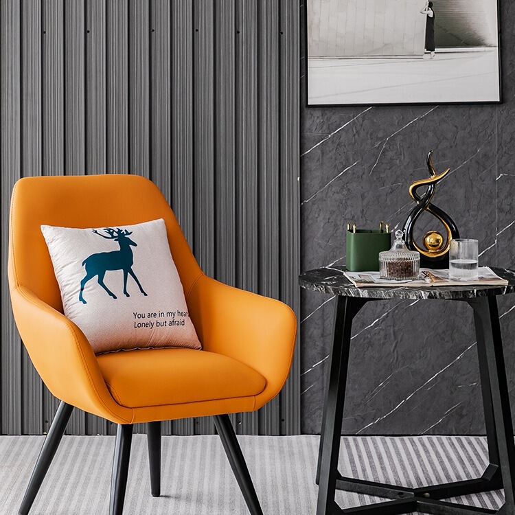 Balcony Sofa Chair Combination Three-Piece Set Minimalist Living Room Study Chair Milk Tea Shop Cafe Exhibition Hall Reception Table R&