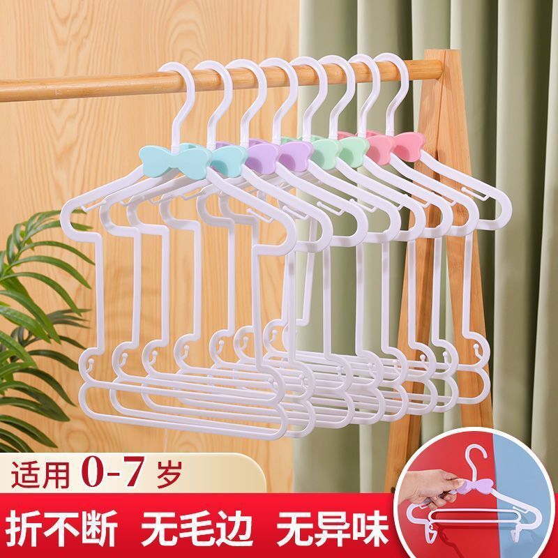 Pengyi 子供用特別セット 洋服ハンガー リボン一体型 10個|undefined