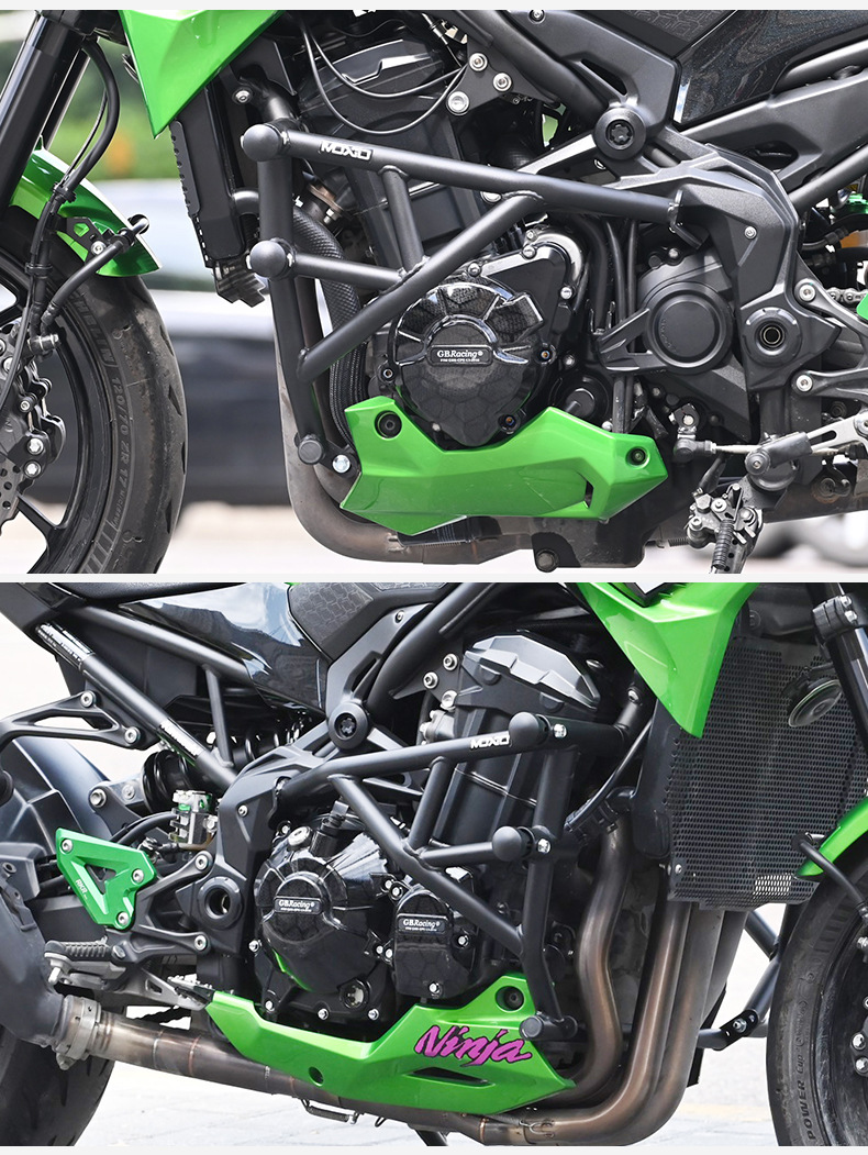 Suitable for Kawasaki Z900 Bumper Crash Protection and Anti-Fall Guard Bars, Motorcycle Front Guard Bars, Cross-Border Export Guard Bar Accessories