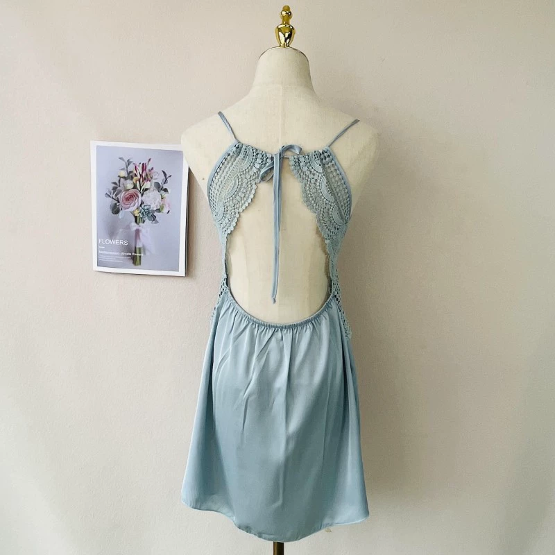 Sexy summer silk thin comfortable breathable pijama