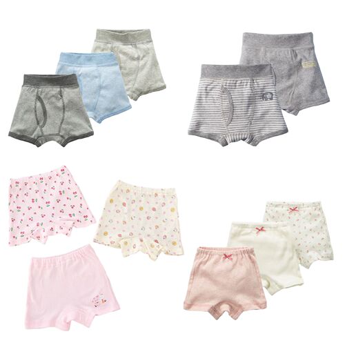 Distribution and distribution of Japanese cotton children's and middle-aged children's and men's bottoms, hygienic home furnishings, no clip pp, no hems, flat mouth pants and boxer briefs