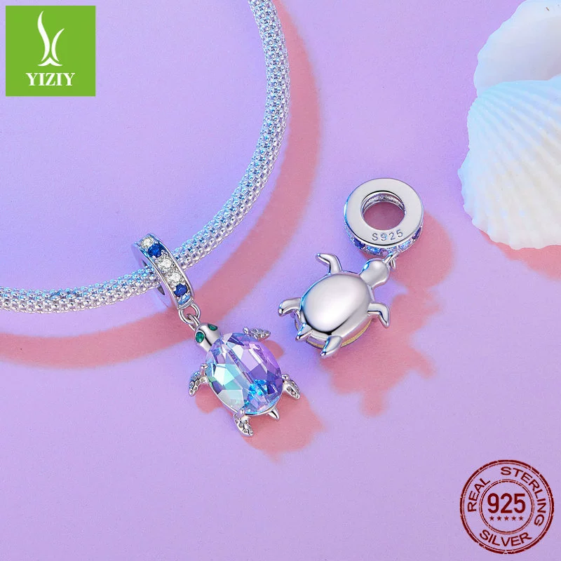 Изысканная подвеска, браслет из стекла, бусины, аксессуары, S925, образец серебра 925