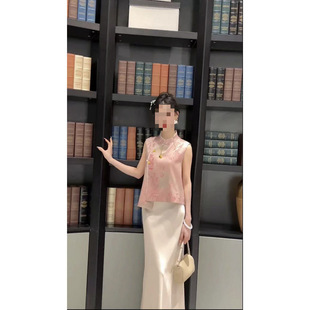 H2C Chinese Style National Temperament Fashion Versatile Niche Design Casual Loose Retro Summer Breathable Slimming Tassel