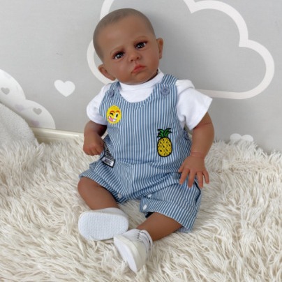 60cm simulación bebé reborn muñeca hecha a mano exquisita pintada image 1
