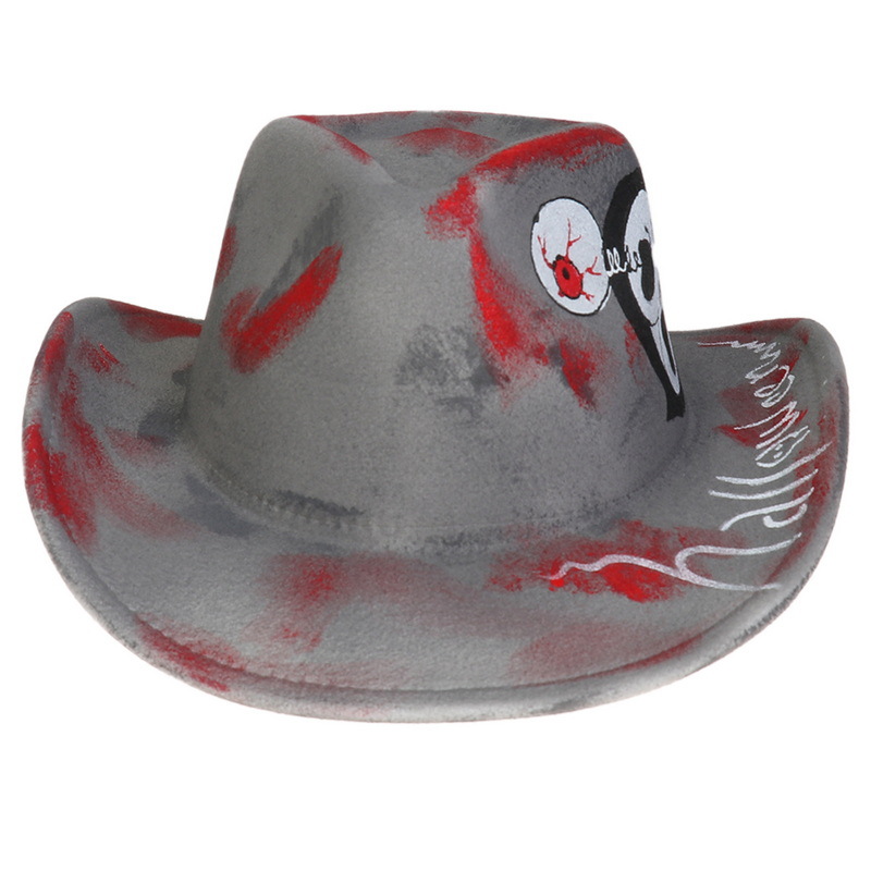 Halloween Party Bunte Ball Leistung Hut Geist Festival Requisiten Cowboy Schneemann Muster_voghion.com