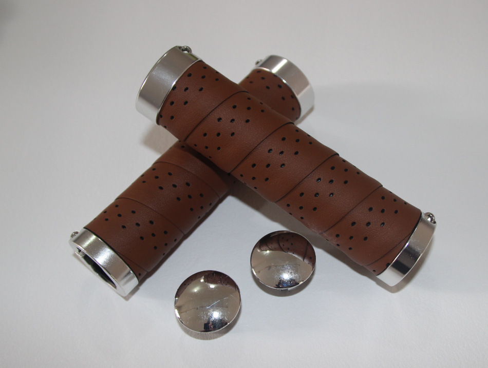 Wholesale KIVI grip PU leather winding bicycle leather handle cover/mountain bike handle cover/commuter handle cover