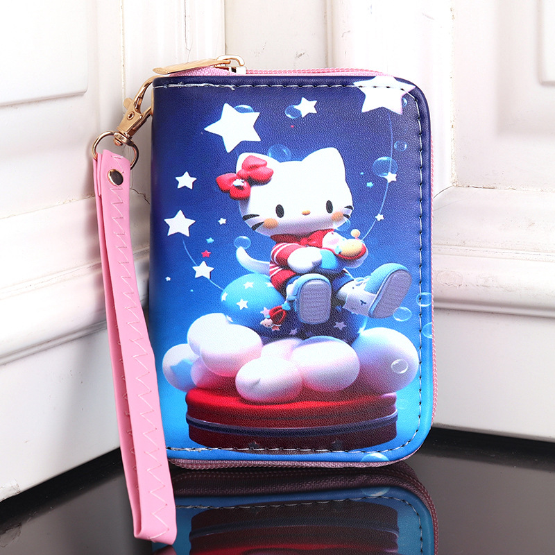 Hellokitty billetera Hello Kitty nuevo monedero con posición de tarjeta