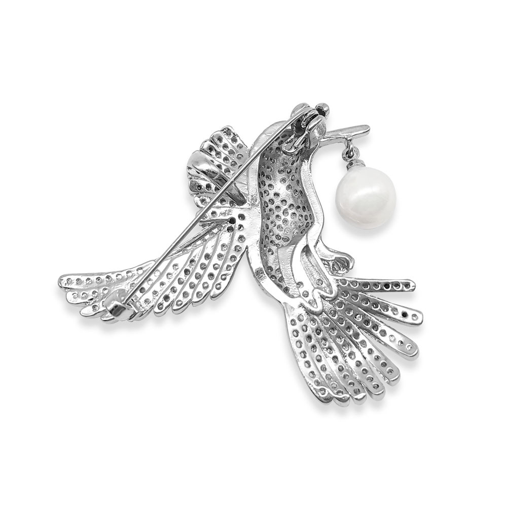 Daily, Street Occasion Elegant Pin Copper Plating Inlay Artificial Gemstones Women's Brooches