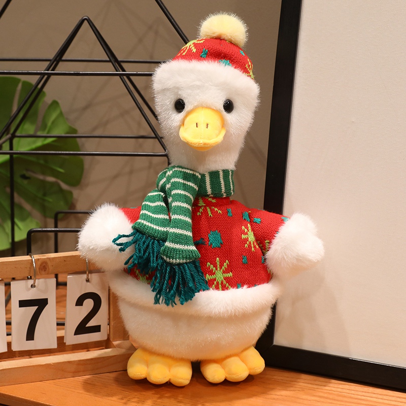 Bebé pato muñeca feliz pato muñeca cóncava modelado pato amarillo juguete de peluche regalo de cumpleaños para chicas