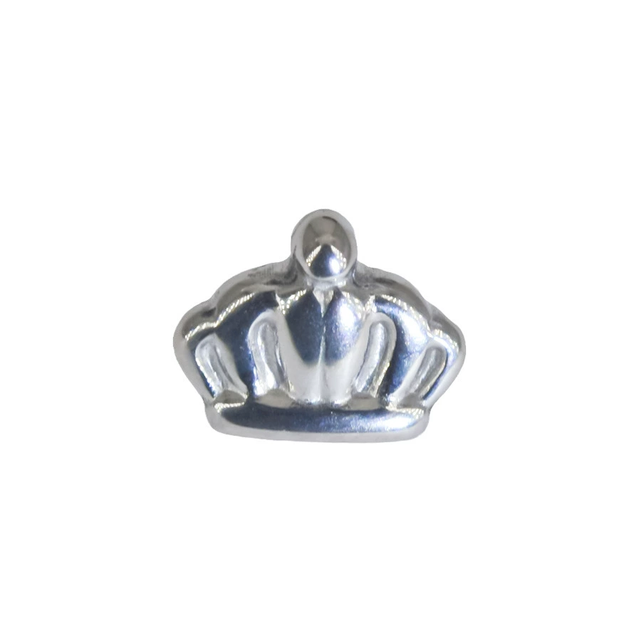 Metal small lip piercing heart-shaped