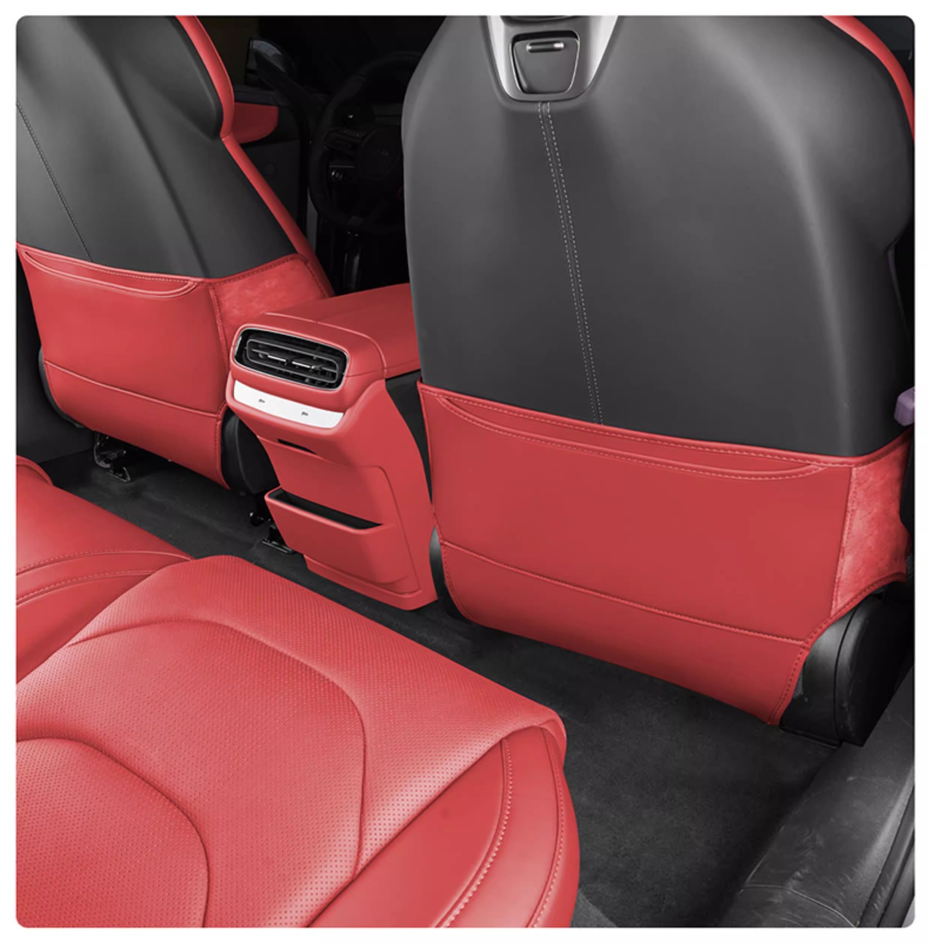 Suitable for Xiaomi Yu7 Front Seat Anti-Kick Pad Leather Seat Anti-Kick Pad Protective Pad Original Interior Accessories