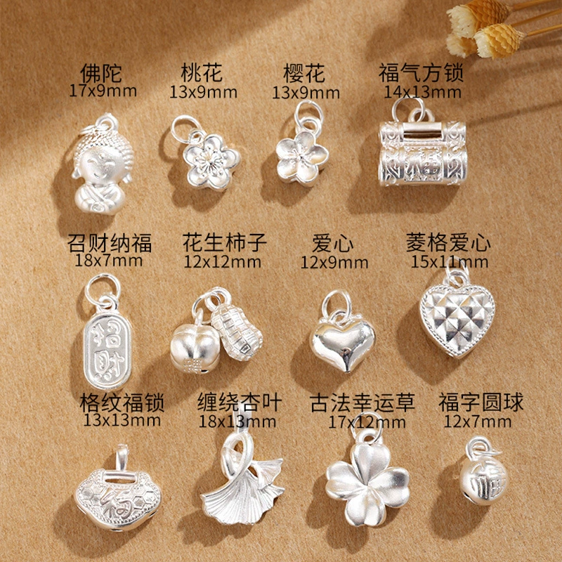 Серебряный браслет, подвеска, ожерелье, цепочка, ручка, аксессуар, 925 проба серебра, ручная работа