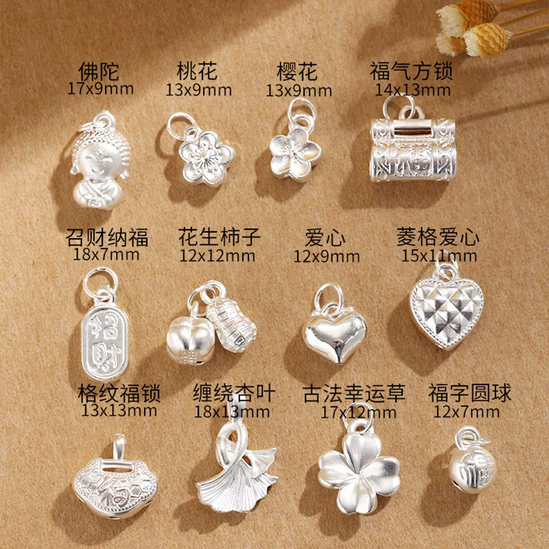 Серебряный браслет, подвеска, ожерелье, цепочка, ручка, аксессуар, 925 проба серебра, ручная работа