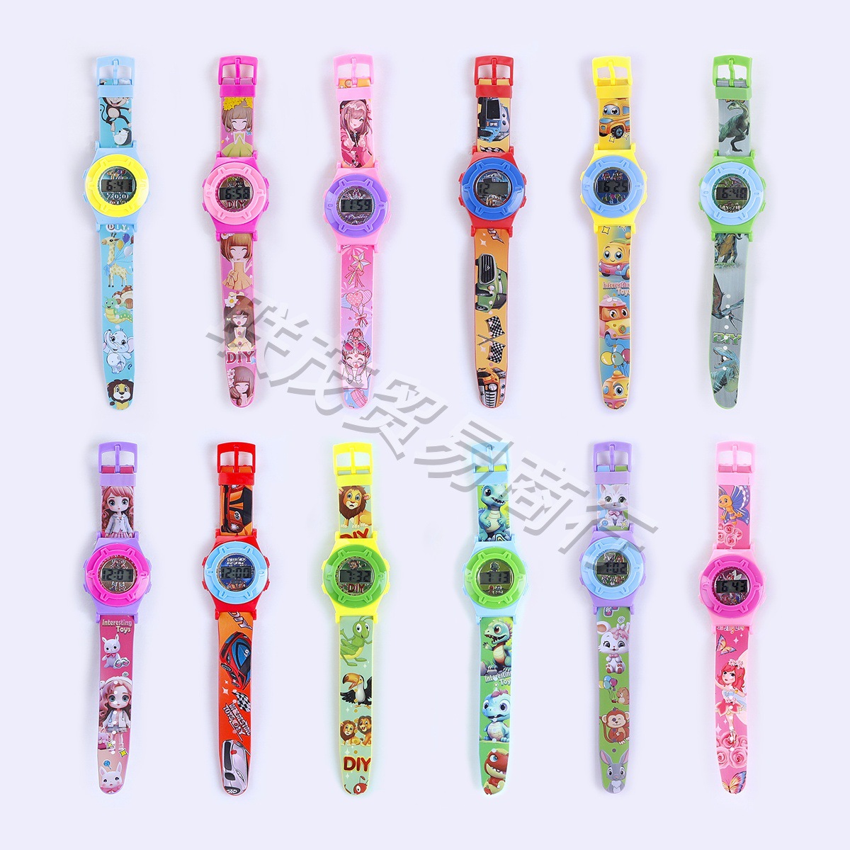 cute cartoon electric electronic watch