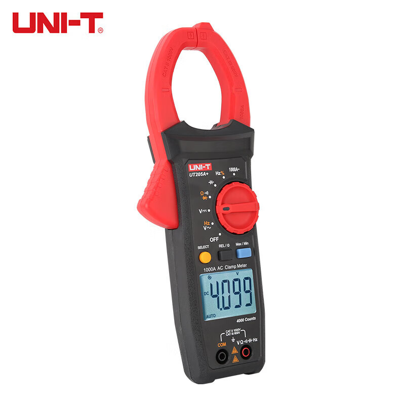 UNI-T UT205A + medidor de pinza de corriente alterna 1000A