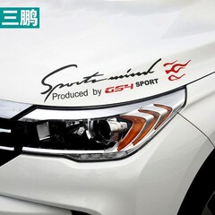 Applies to GAC Trumpchi GS4 GS5 GA6 GA5 Light Bar Sticker Modification Decorative Sticker Hood Sticker