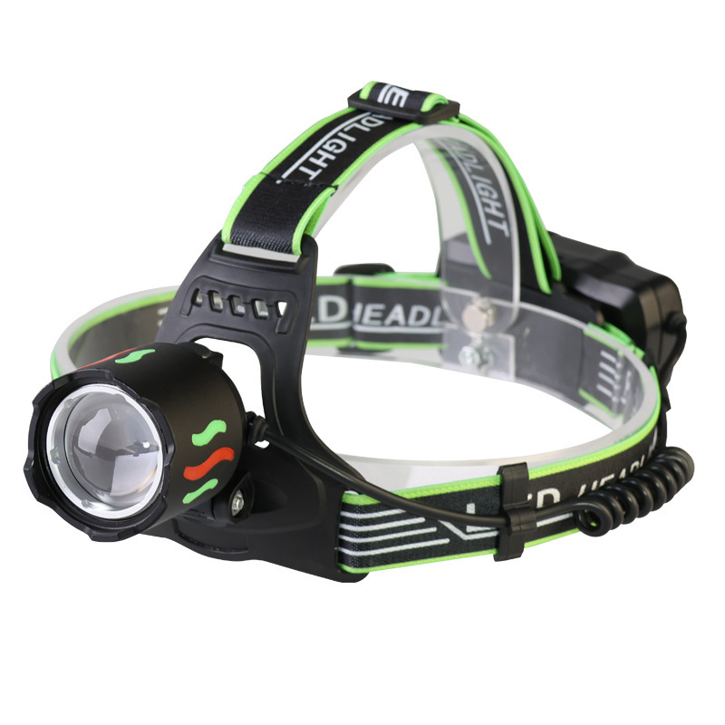 Nuevas patrullas transfronterizas al aire libre agitando con sensor, enfoque, largo alcance, batería de larga duración, faros de pesca nocturna