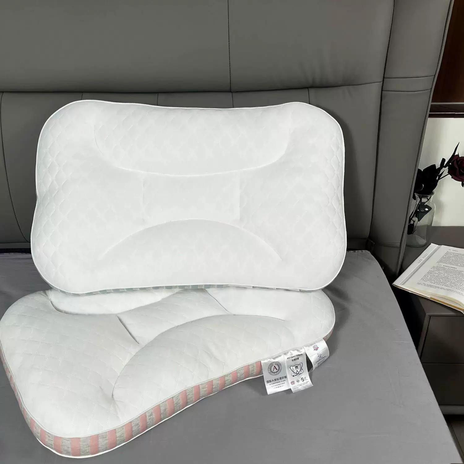 Helin подушка для шеи SPA трикотажная подушка класса А воздухопроницаемая для взрослых