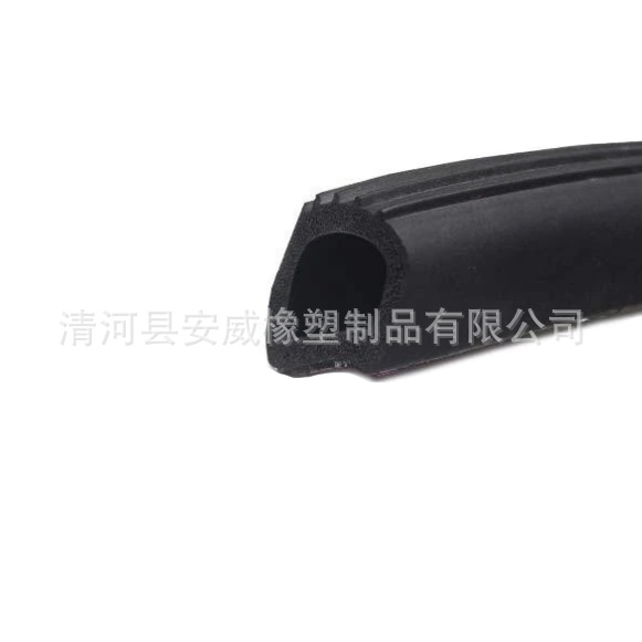 三元乙丙D型发泡橡胶密封条机电箱柜自粘条