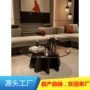 圆形钢化小户型家用茶几桌