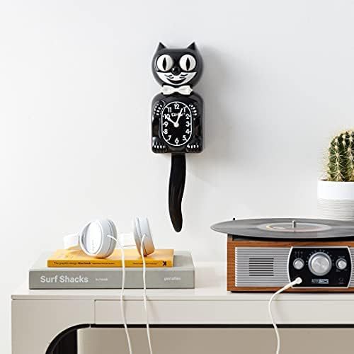 Cross-Border Classic Black Ladies' Cat Clock with Eyes and Tail That Move, Battery-Powered Wall Clock, Modern Decoration Cross-Border Classic Black Ladies' Cat Clock with Eyes and Tail That Move, Battery-Powered Wall Clock, Modern Decoration
