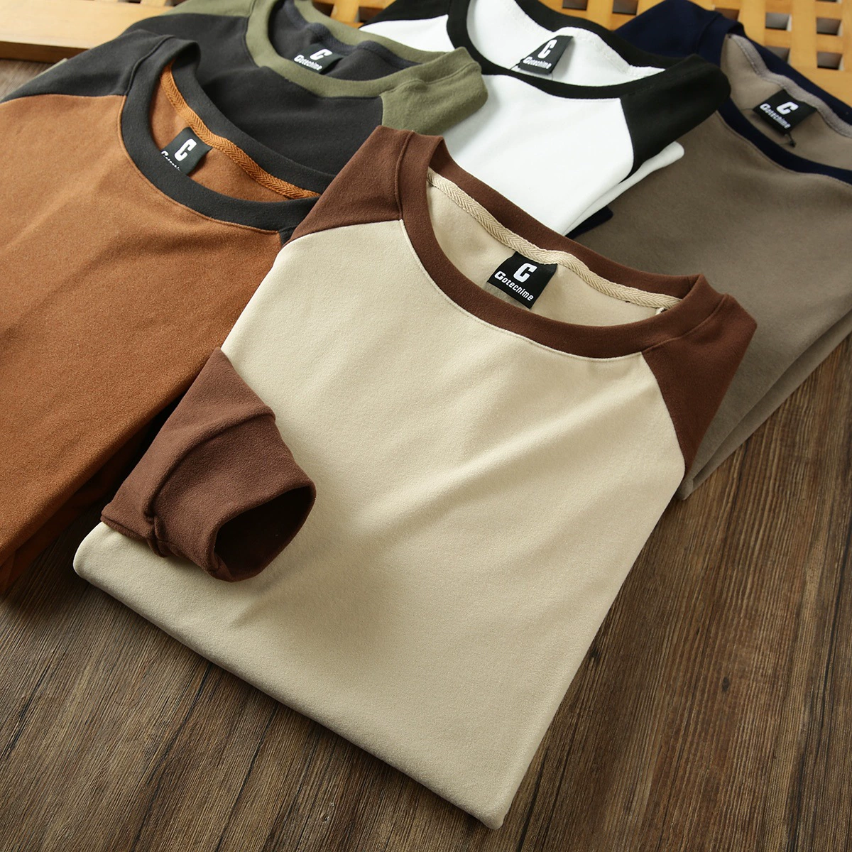 Гонконгский стиль ~ теплый двусторонний бархат с постоянной температурой! Осенне-зимняя мужская повседневная спортивная повседневная рубашка с длинными рукавами, подходящая по цвету, футболка