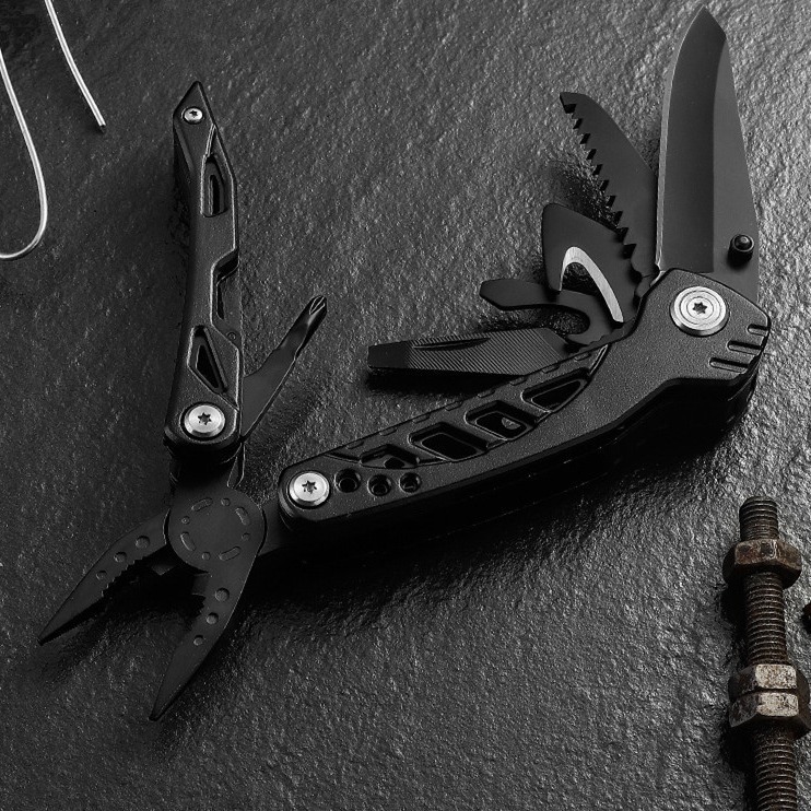 户外折刀不锈钢多用刀钳户外登山野营便携工具多用伸缩组合折叠刀
