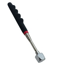 跨境磁性捡拾器可伸缩强磁拾取器带灯磁力棒检测镜带磁吸力棒工具